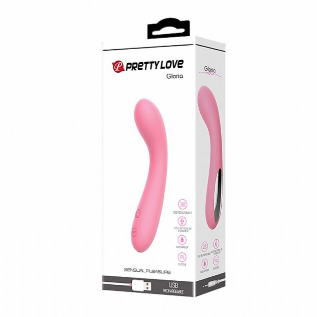 Vibrador Ponto G Recarregável Pretty Love Gloria
