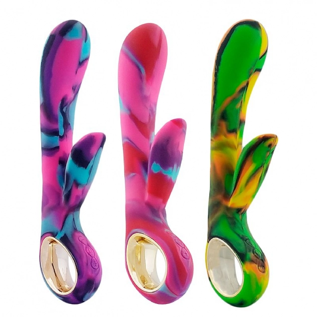 Vibrador Rabbit Colorido Lealso