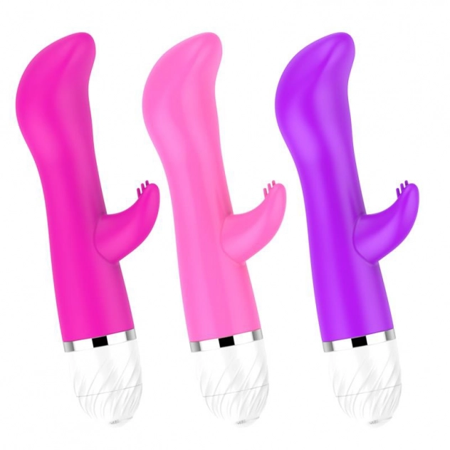 Vibrador Rabbit com Cerdas no Estimulador