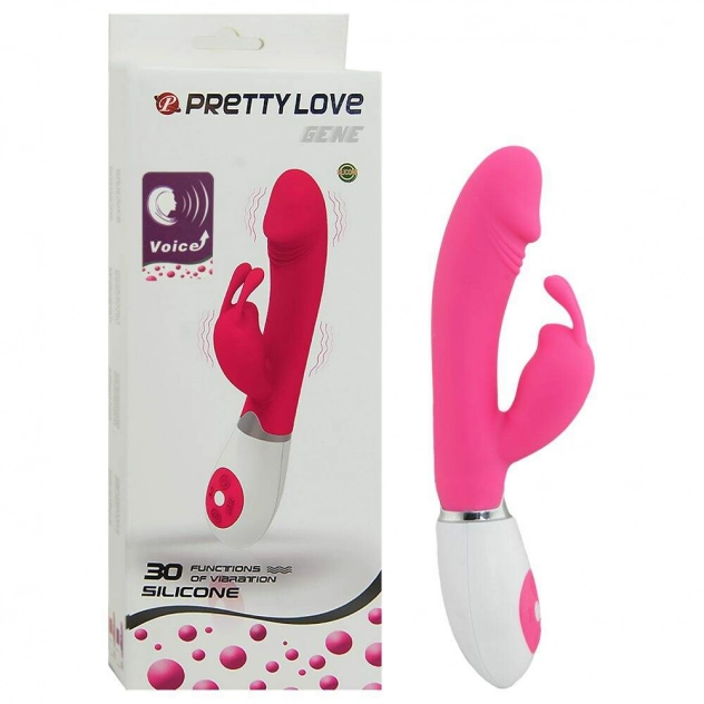 Vibrador Rabbit Controle de Voz Pretty Love Gene