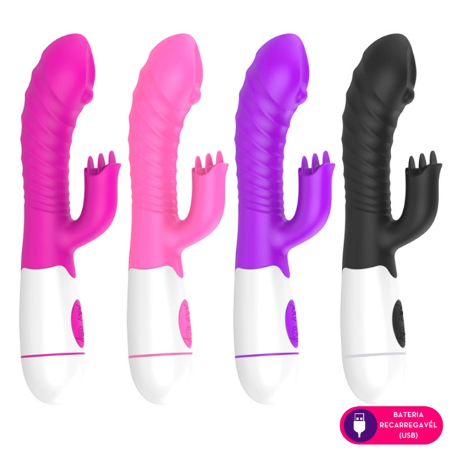 Vibrador Rabbit Recarregável Bass
