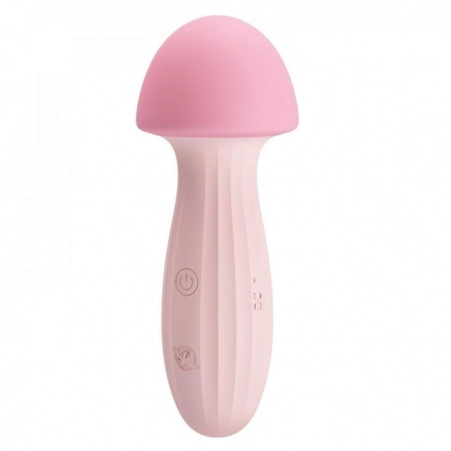 Vibrador Recarregável em Formato de Cogumelo Vibrador Recarregável em Formato de Cogumelo