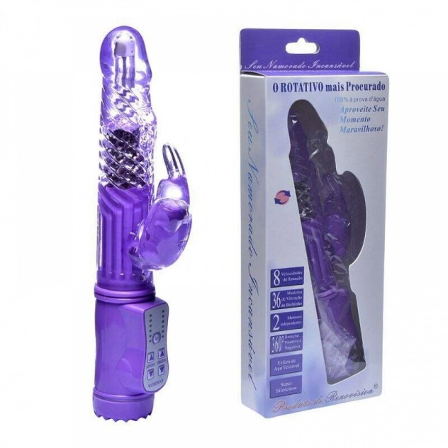 Vibrador Rotativo Jack Rabbit 8 Funções e 36 Vibrações