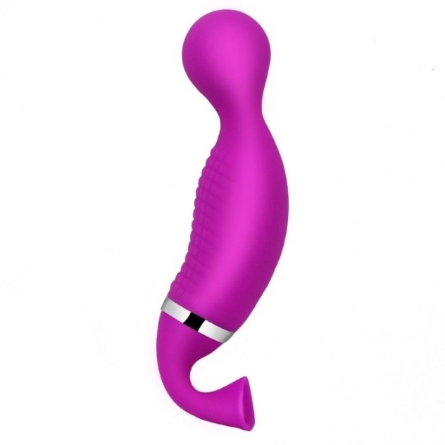 Vibrador Sugador Ponto G Com Estimulador Clitoriano Por Sucção 10 Modos de Vibração e 3 de Sucção 