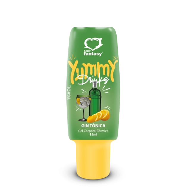 Yummy Drinks Gel Térmico Beijável 15ml Sexy Fantasy Yummy Drinks Gel Térmico Beijável 15ml Sexy Fantasy