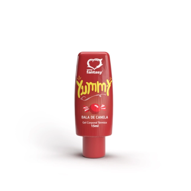 Yummy Gel Térmico Comestível 15 ml Sexy Fantasy Sabor Bala de Canela