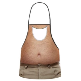 Avental Divertido Masculino Barriga Grande