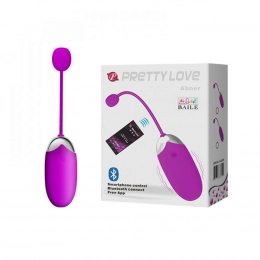 Pretty Love Abner Bullet Wireless com Comando por Aplicativo Via Bluetooth e 12 Vibrações