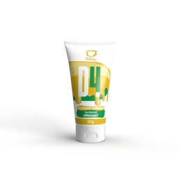 D4 Gel Lubrificante Umectante Com Textura Leitosa Beijável Abacaxi 60 g Sexy Fantasy