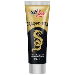 Dragon Fire Lubrificante Poderoso Excitante Que Esquenta Bisnaga 15 ml Soft Love 