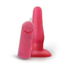 Estimulador Candy Pop Plug com Vibro Bullet 12,5x3,3cm | Vibração Interna | Formato Compacto e Maciço | Sexy Fantasy