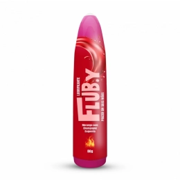 Flub.y Lubrificante Comestível com Embalagem Interativa Morango com Champagne 80 g Sexy Fantasy 