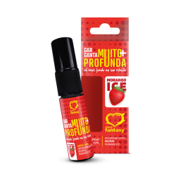 Garganta Muito + Profunda Spray Dessensibilizante Beijável Morango Ice 15ml - Sexy Fantasy