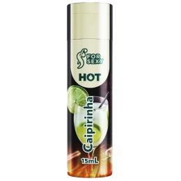 Gel Hot Comestível Sabor Caipirinha 15 ml For Sexy 