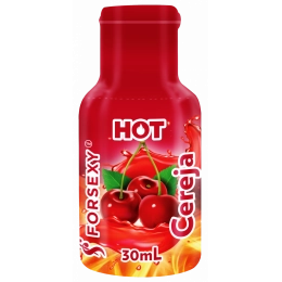 Gel Hot Comestível Sabor Cereja 30 ml For Sexy