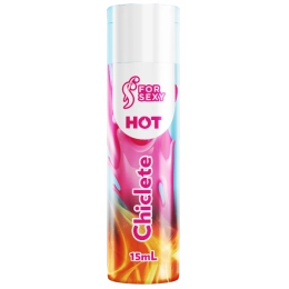 Gel Hot Comestível Sabor Chiclete 15 ml For Sexy