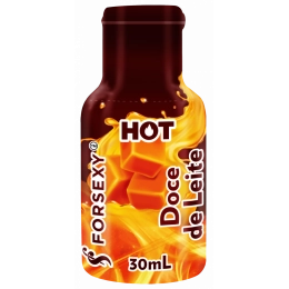 Gel Hot Comestível Sabor Doce de Leite 30 ml For Sexy 
