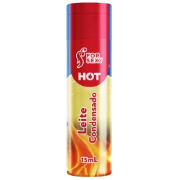 Gel Hot Comestível Sabor Leite Condensado 15 ml For Sexy