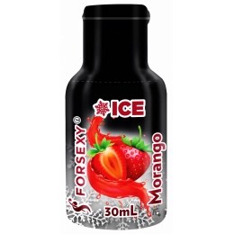 Gel Ice Comestível Sabor Morango 30 ml For Sexy
