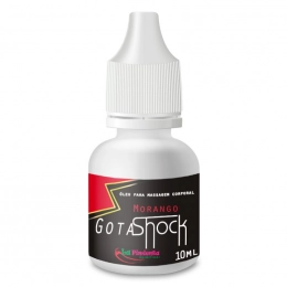 Gota Shock de Morango para Massagem 10ml La Pimienta 