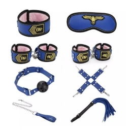 Kit Bondage Policial 8 em 1 