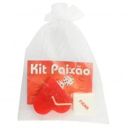 Kit Erótico Paixão com Vela Aromatizada