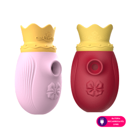 Little King Sugador e Estimulador Duplo por Ondas de Pressão