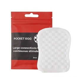 Masturbador EGG Pocket Texturizado em Silicone Block