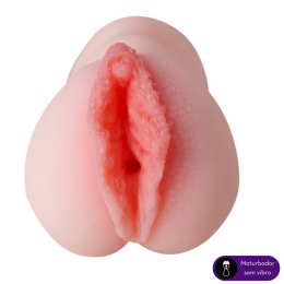 Masturbador Masculino Em Silicone Super Macio Orifício Vagina 12,5 x 5 cm - Importado