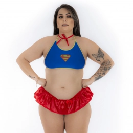 Mini Fantasia PLUS SIZE Super Girl