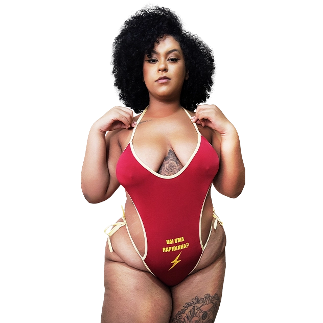 Mini Fantasia Sexy Flash Plus Size Pimenta Sexy