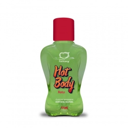Óleo para Massagem Beijável Hot Body Menta