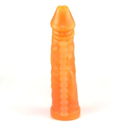 Penis com Vertebra Laranja Rodrigão 20,5 x 5,5 cm - Desire 