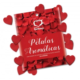 Pétalas de Coração em Seda Perfumadas 120 unidades