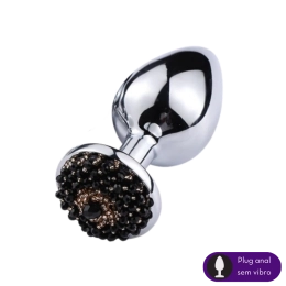 Plug Anal de Aço com Miçangas P