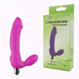 Plug Anal em Formato de Pênis com 10 Vibrações