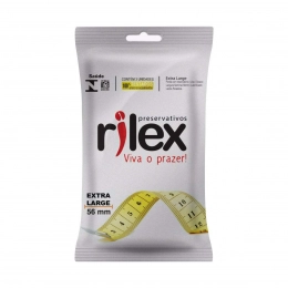 Preservativo Rilex Masculino Extra Large 3 Unid.