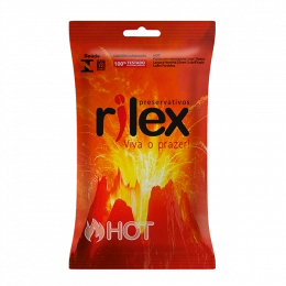 Preservativo Rilex Masculino Hot 3 Unid.