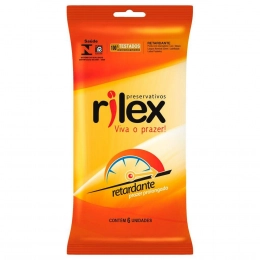 Preservativo Rilex Masculino Retardante 6 Unid.