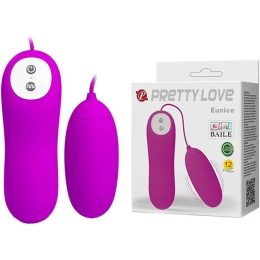 Pretty Love Eunice Bullet Capsula Vibratória Com 12 Vibrações e Controle 