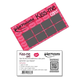 Raspadinha Erótica Me Beija Kiss-Me Card - La Pimienta