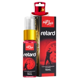 Retard Óleo para Massagem Retardador de Ejaculação em Spray 15ml Soft Love 