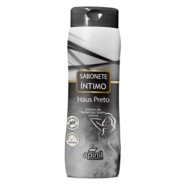 Sabonete Líquido Intimo Feminino Aroma Haus Preto 200 ml - Apinil