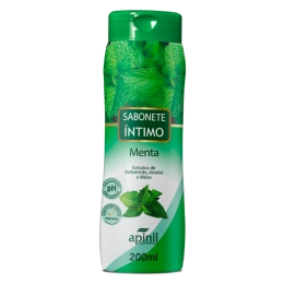 Sabonete Líquido Intimo Feminino Aroma Menta 200 ml - Apinil