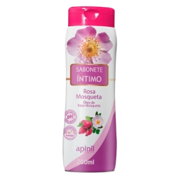 Sabonete Líquido Intimo Feminino Rosa Mosqueta 200 ml - Apinil