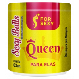 Sexy Balls Queen com 3 Unidades For Sexy