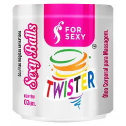 Sexy Balls Twister com 3 Unidades For Sexy	