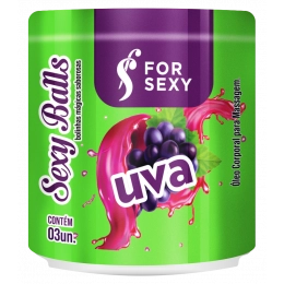 Sexy Balls Uva com 3 Unidades For Sexy