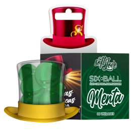 Six Ball Menta Bolinha Explosiva Beijavel Com 6 Unidades Soft Love
