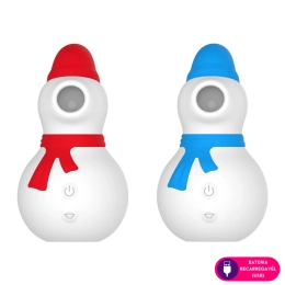 Snowman Vibrador e Sugador Estimulador Clitoriano por Ondas de Pressão 10 Modos de Estimulação 